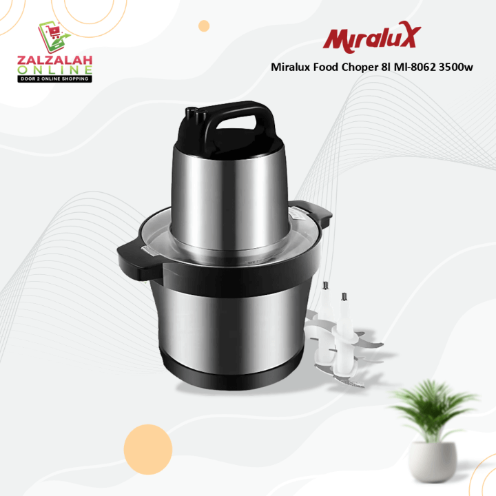 Miralux Food Choper 8l Ml-8062 3500w