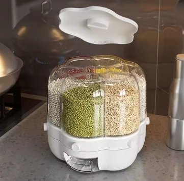 Rotating Rice Barrel