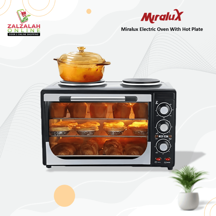 Miralux Electric Oven With Hot Plate