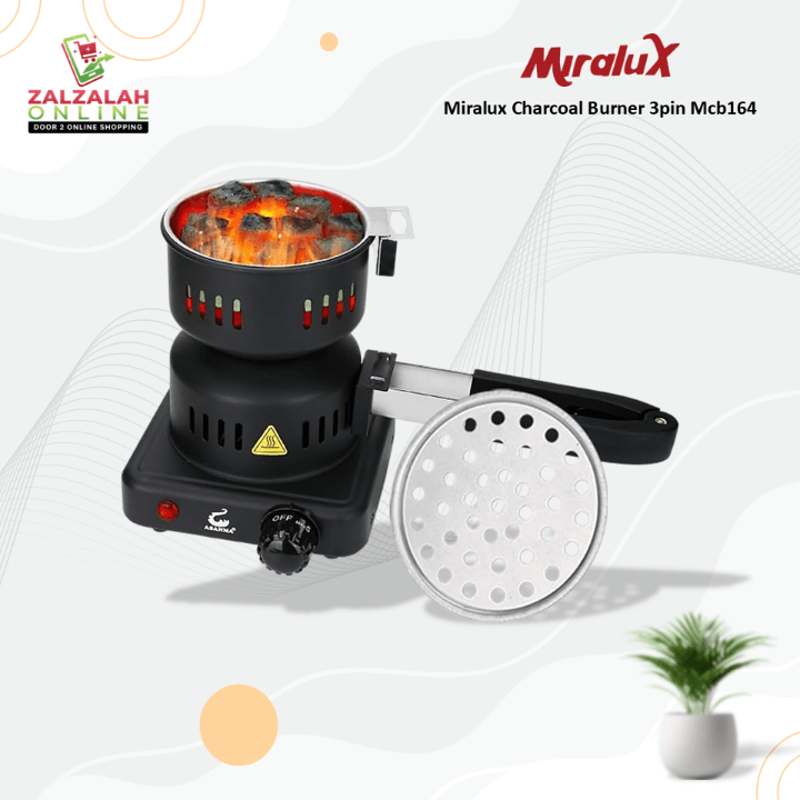 Miralux Charcoal Burner 3pin Mcb164